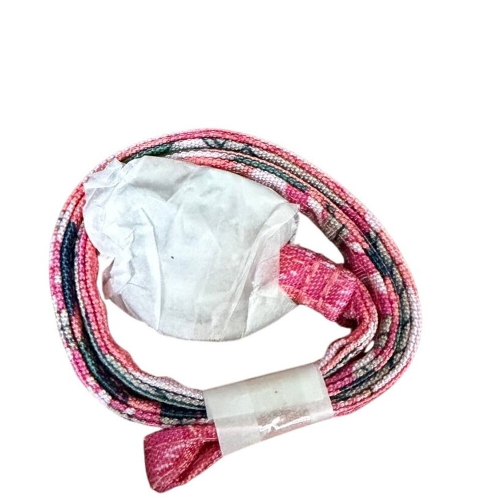 Vera Bradley Recycled Lanyard Pink Floral Neck Strap ID Badge Holder NWT